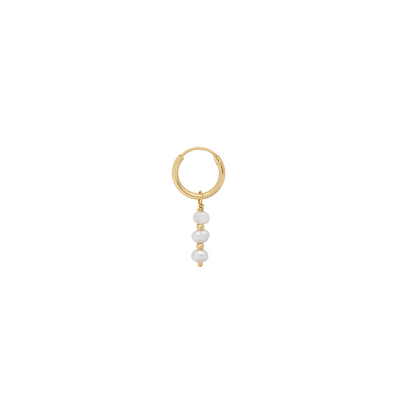 ANNA + NINA | Single Pearly Ring Earring