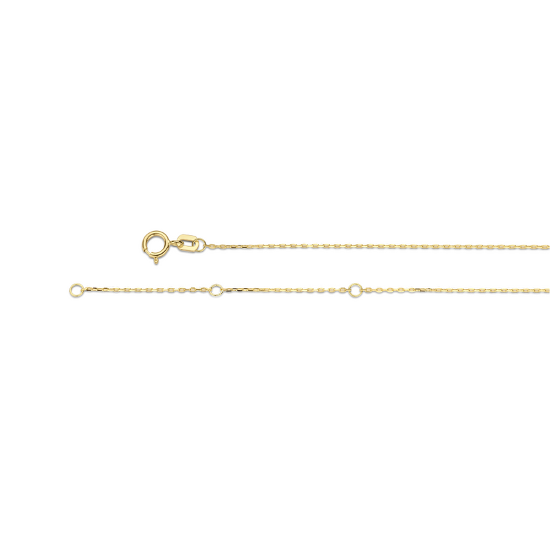 Jackie Gold | 14 karaat geelgouden collier | Cirkel