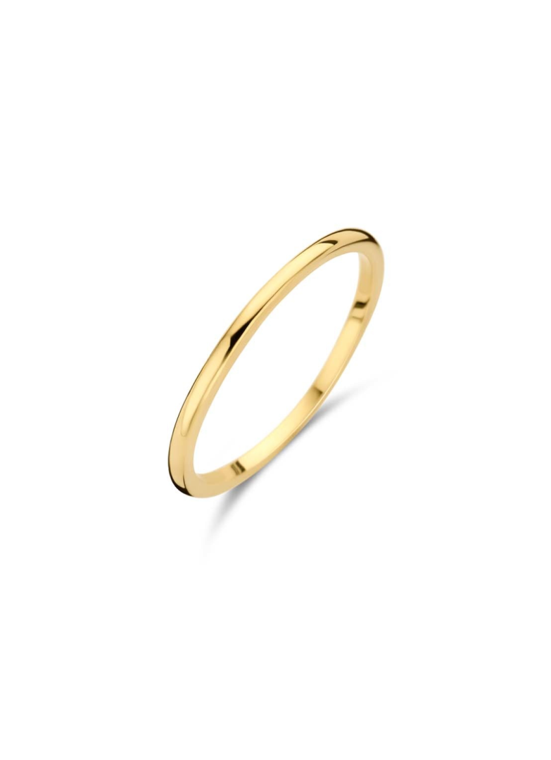 Jackie | 14 karaat geelgouden gladde ring
