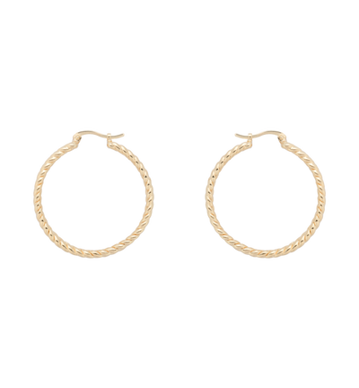 ANNA + NINA | Braided Hoop Earrings