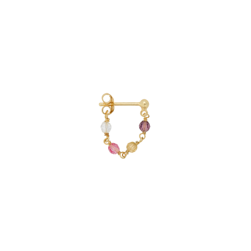 ANNA + NINA | Single Confetti Chain Earring