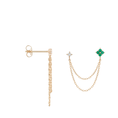 ANNA + NINA | Single Enchanted Chain Stud Earring