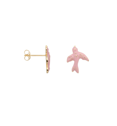 ANNA + NINA | Single Turtle Dove Stud Earring