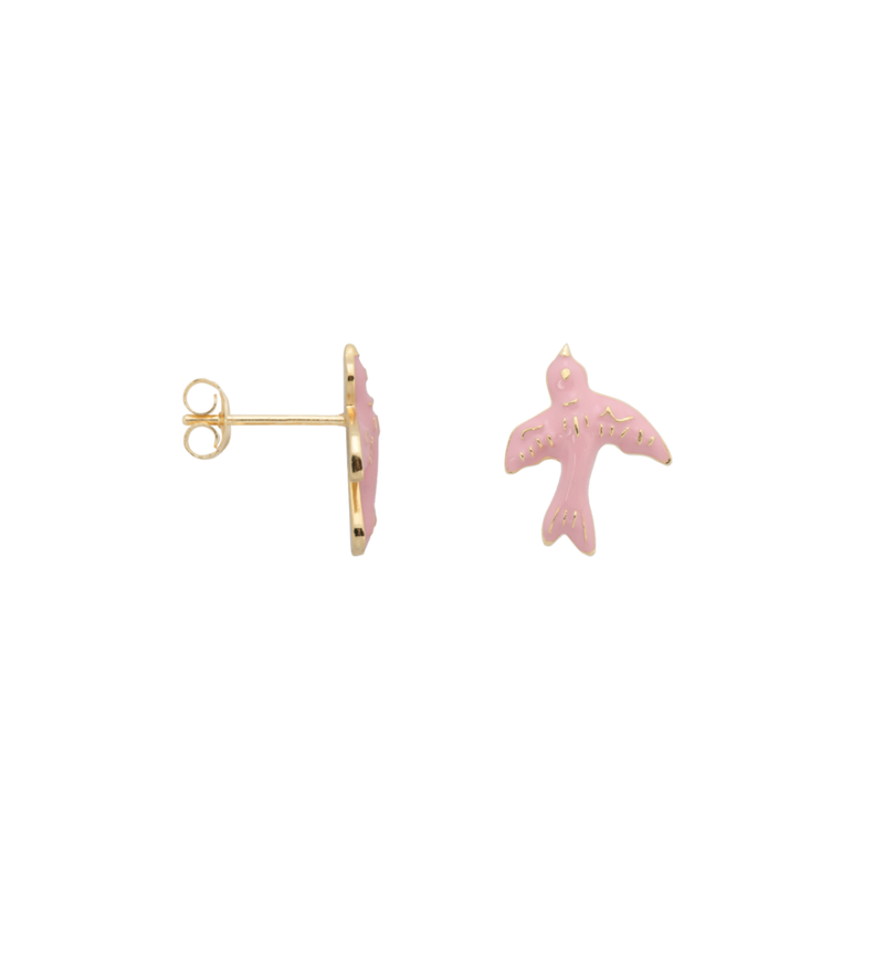 ANNA + NINA | Single Turtle Dove Stud Earring