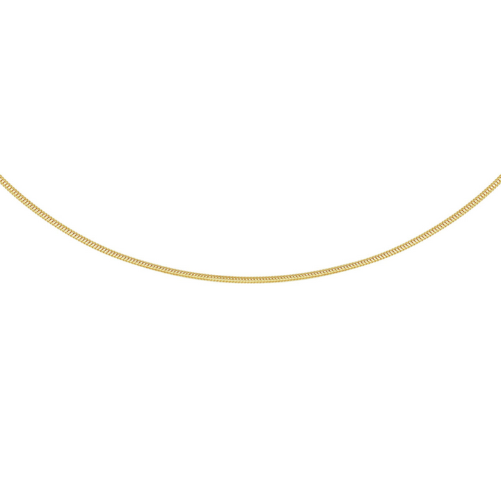 Basis | collier slang 1,2 mm goud (geelgoud)
