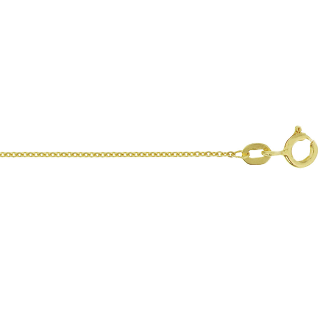 Basis | Geelgouden anker collier met draaglengtes van 41 43 en 45 cm