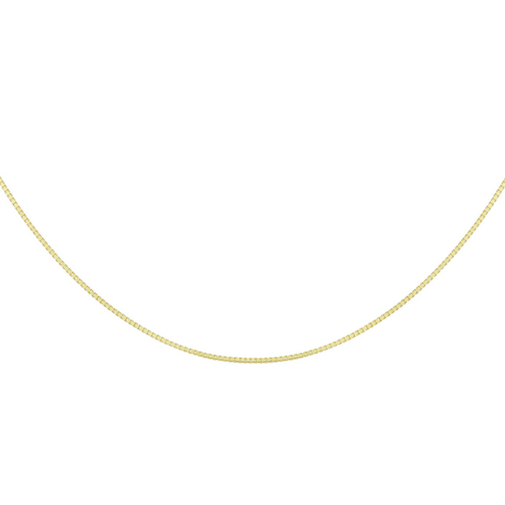 Basis | Geelgouden collier met venetiaanse schakel