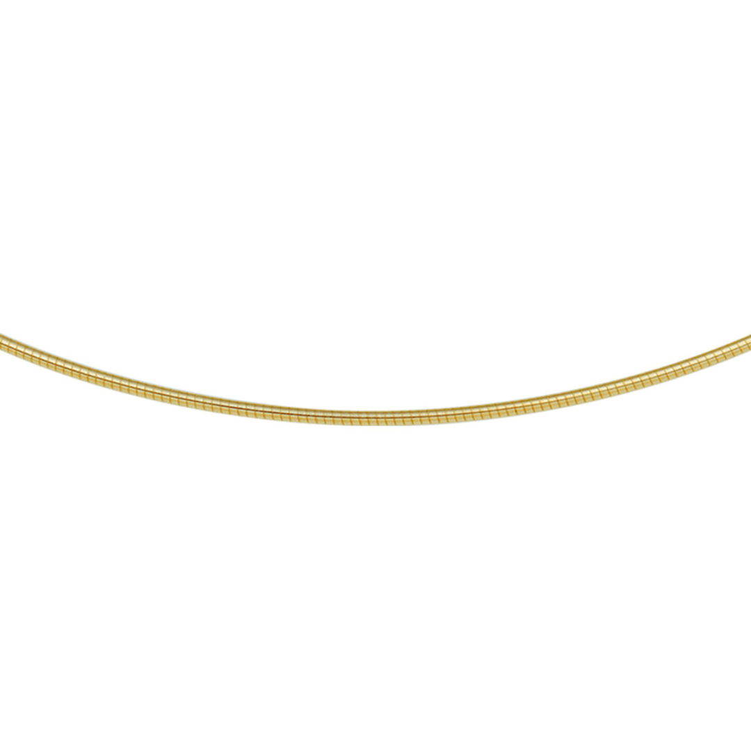 Basis | Geelgouden omega collier