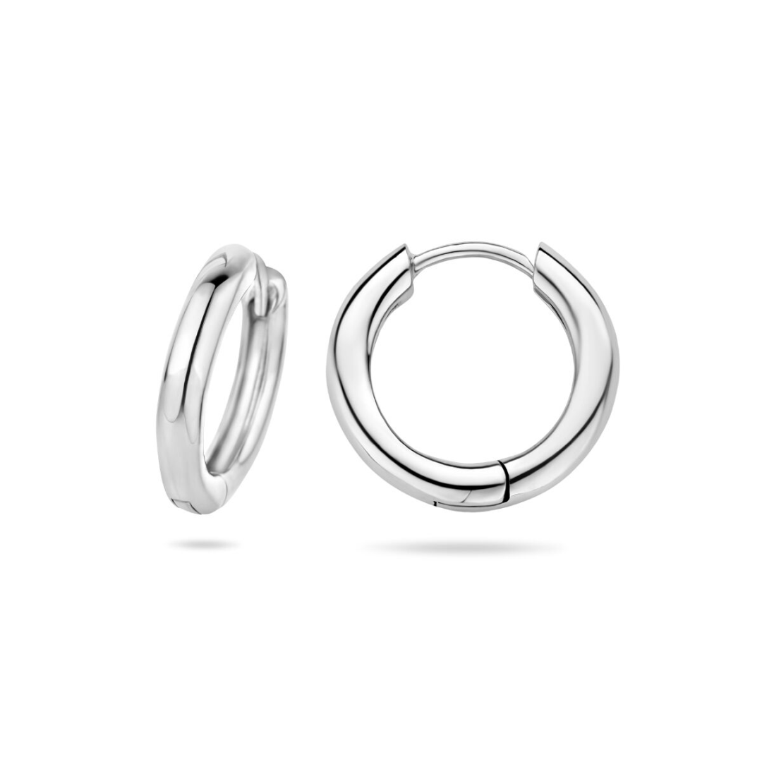 Basis | Gerhodineerd zilveren oorringen voor oorringhangers