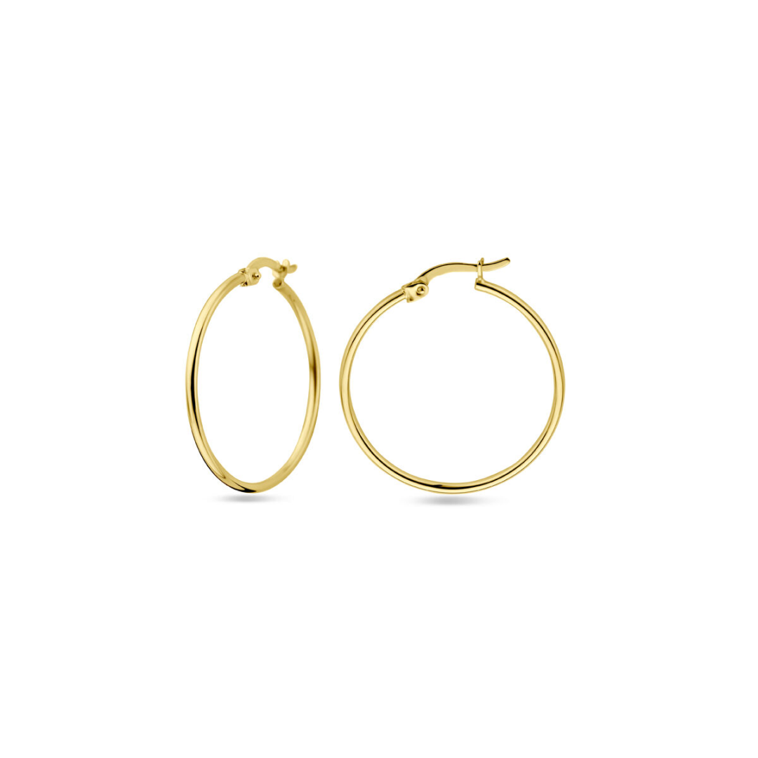Basis | oorringen goud (geelgoud)
