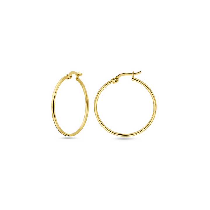 Basis | oorringen goud (geelgoud)