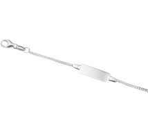 Basis | Zilveren graveerarmband