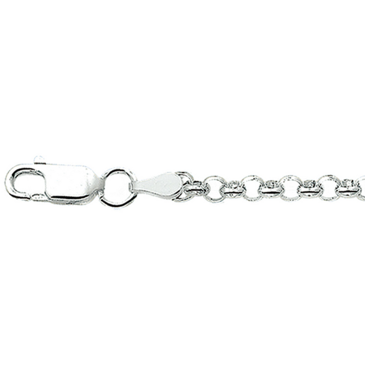 Basis | Zilveren lengte artikel met jasseron schakel