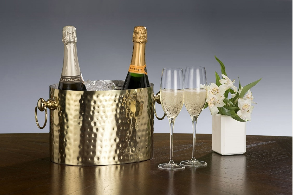 Chic Chill | Goud-kleurige wijnkoeler voor 2 flessen