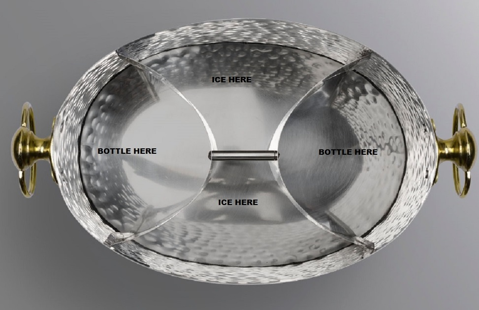 Chic Chill | Goud-kleurige wijnkoeler voor 2 flessen