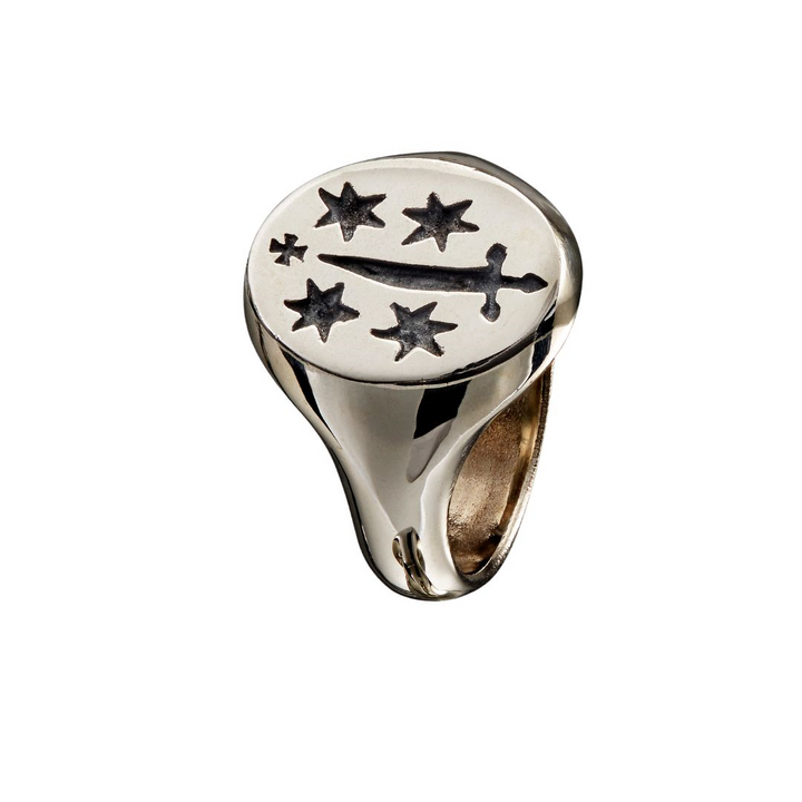 City Jewels | Haarlem wapen zegelring zilver