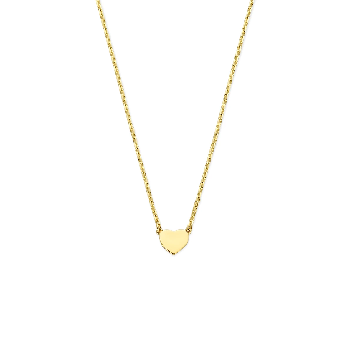 House of SIS | 14 karaat geelgouden collier met hartje