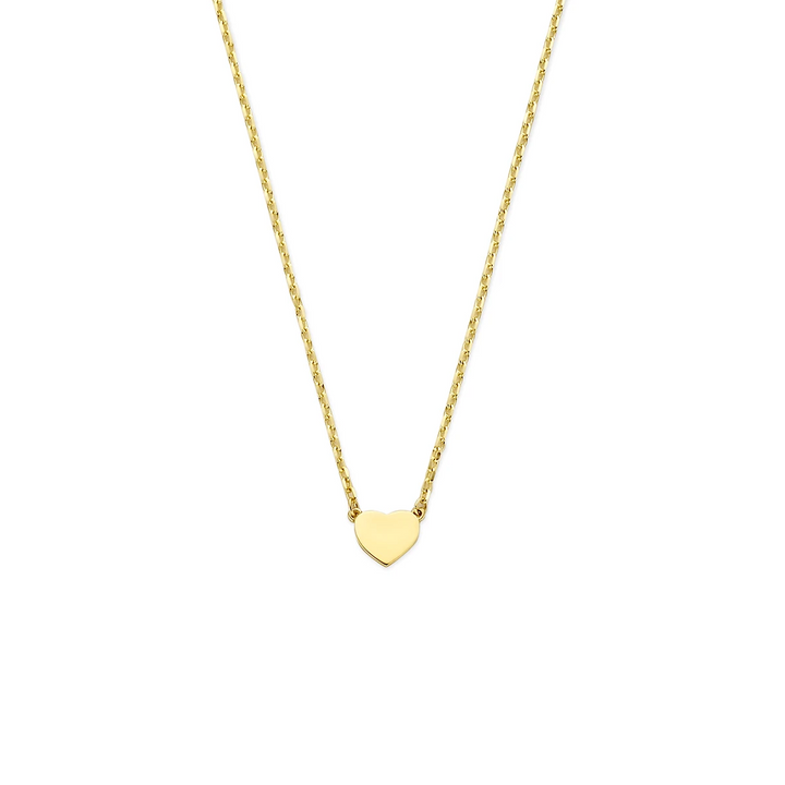 House of SIS | 14 karaat geelgouden collier met hartje