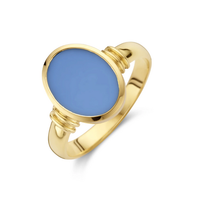 House of SIS | 14 karaat geelgouden zegelring
