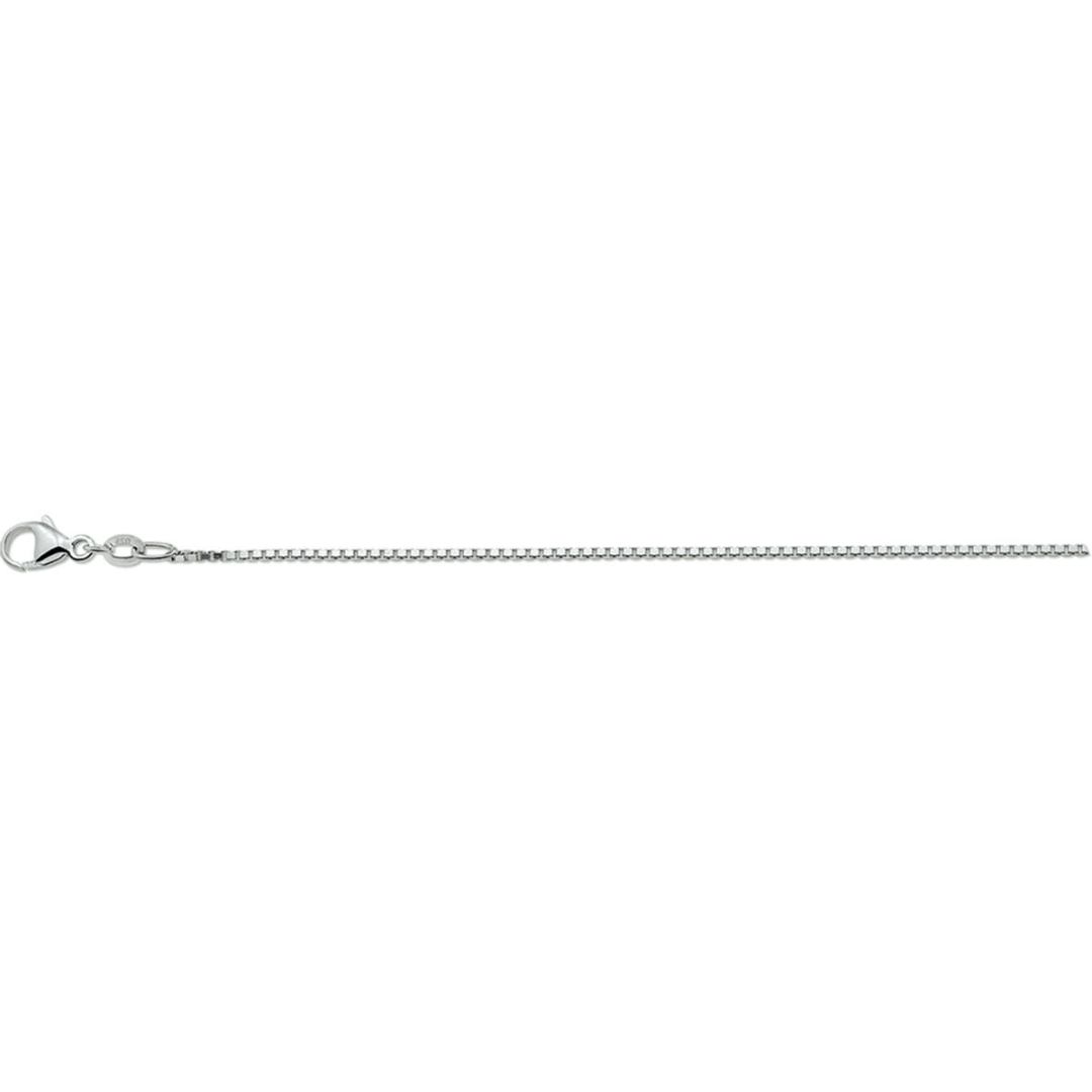 House of SIS  | collier venetiaans 1,1 mm zilver gerhodineerd