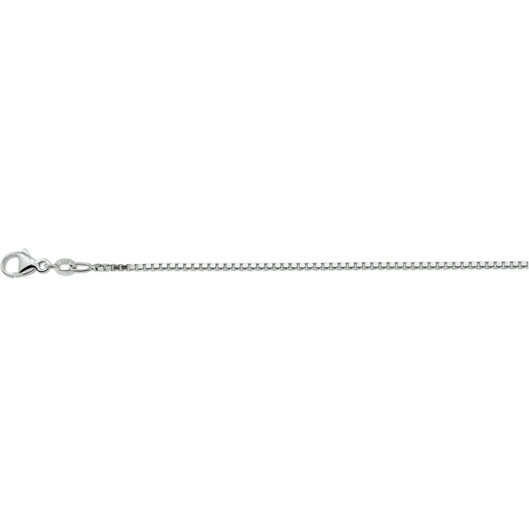 House of SIS | collier venetiaans 1,3 mm zilver gerhodineerd