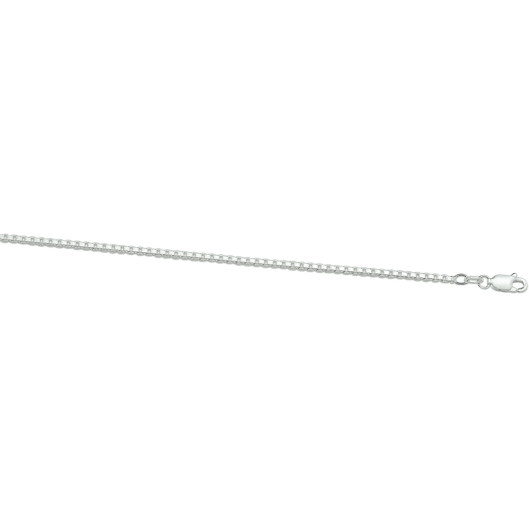 House of SIS | collier venetiaans 1,7 mm zilver wit