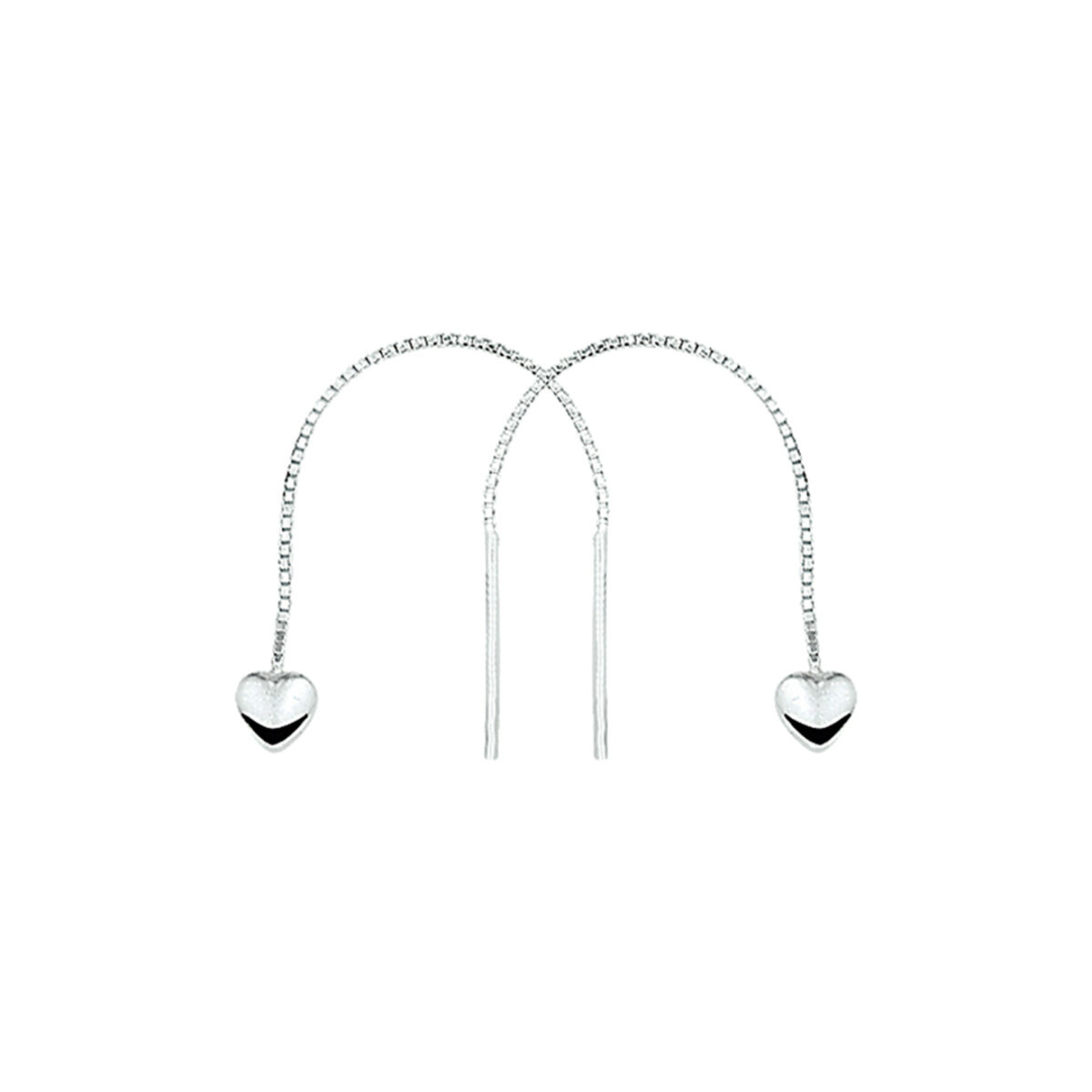 House of SIS | doortrekoorbellen hart zilver gerhodineerd