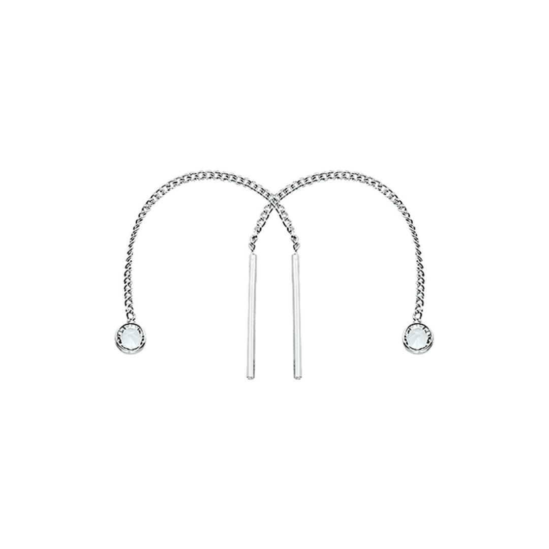 House of SIS | doortrekoorbellen zirkonia zilver gerhodineerd