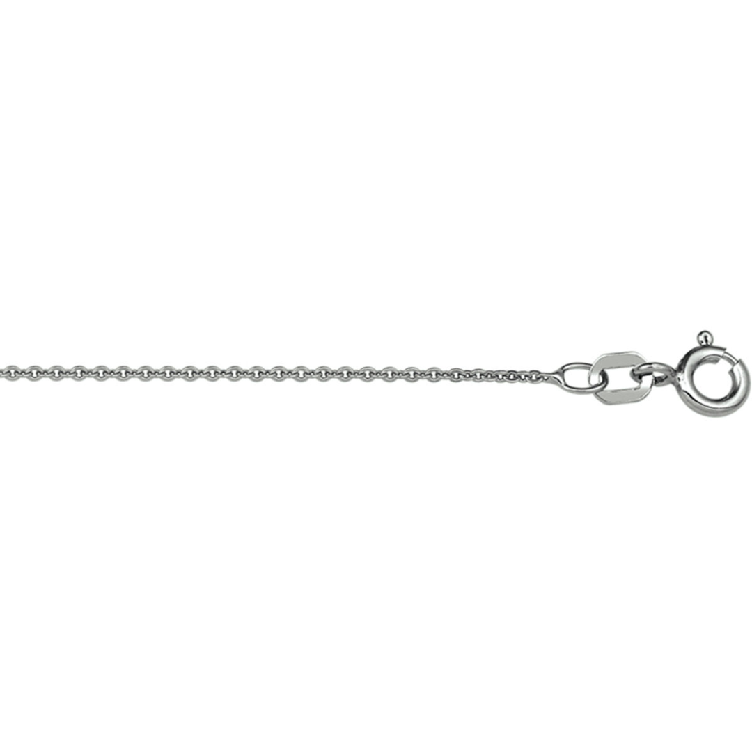 House of SIS | Gerhodineerd zilveren anker collier met een draaglengte van 41cm en een extensie van 4cm