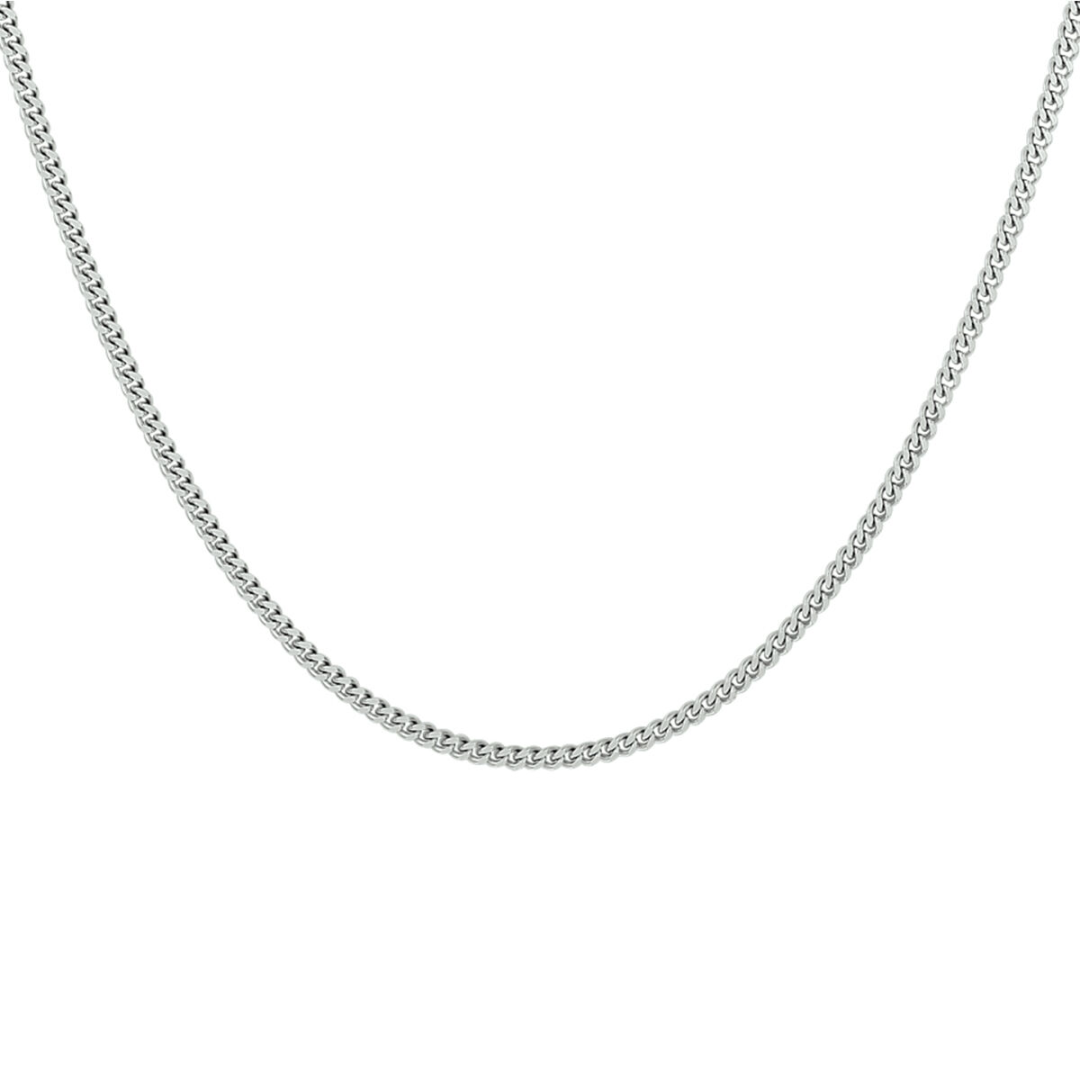 House of SIS | Zilveren collier met gourmet schakel