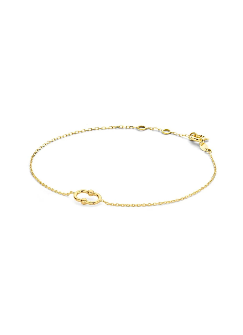 Jackie Gold | 14 karaat geelgouden armband Bonbon Bracelet