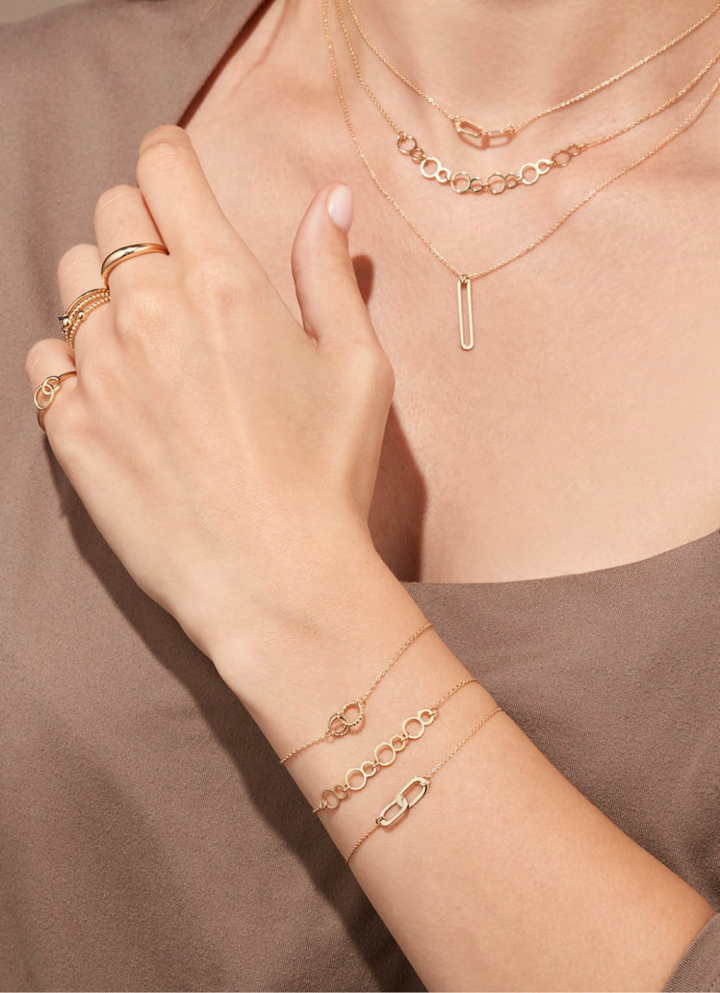 Jackie Gold | 14 karaat geelgouden armband