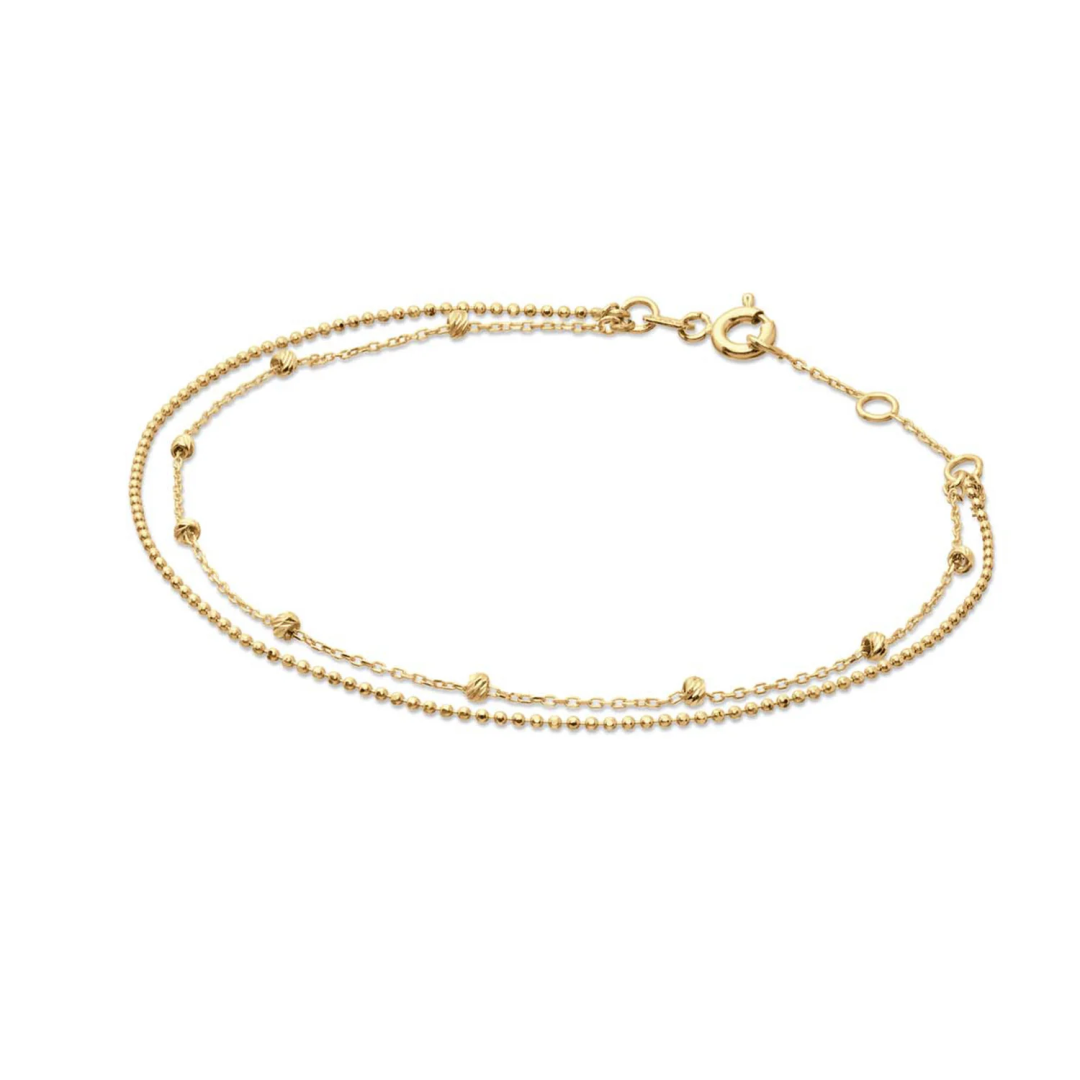 Jackie Gold | 14 karaat geelgouden armband Marco Polo Bracelet