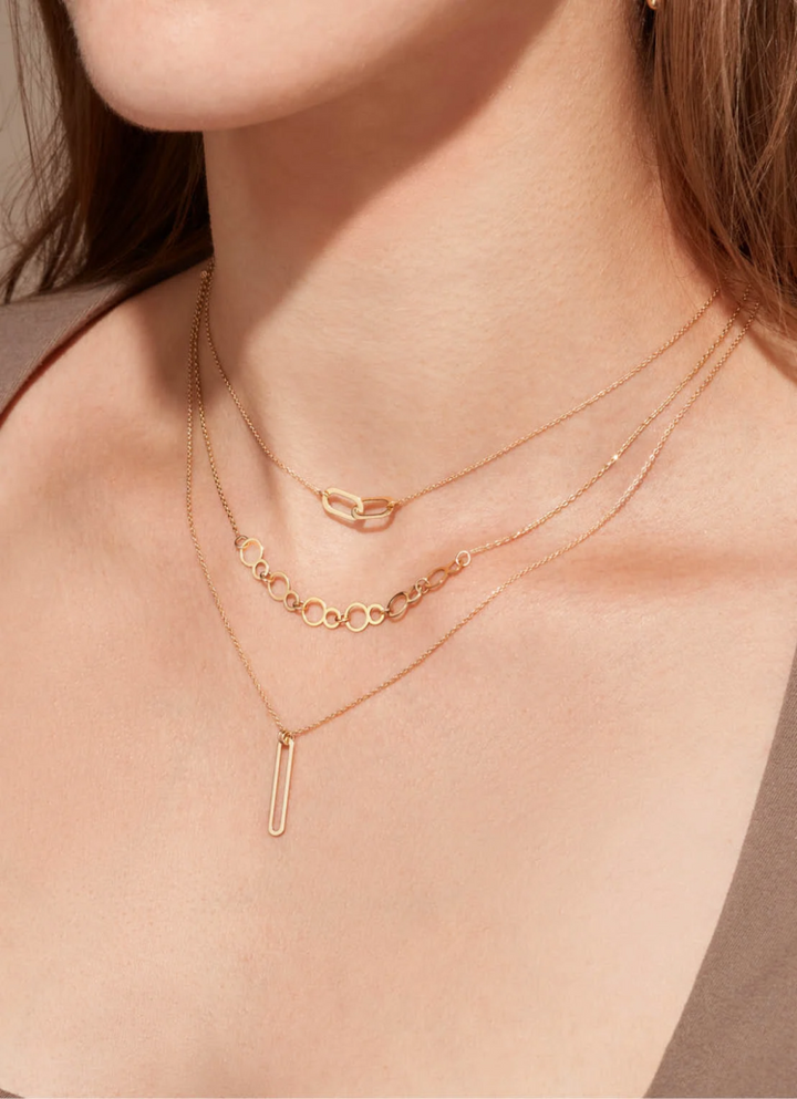 Jackie Gold | 14 karaat geelgouden collier