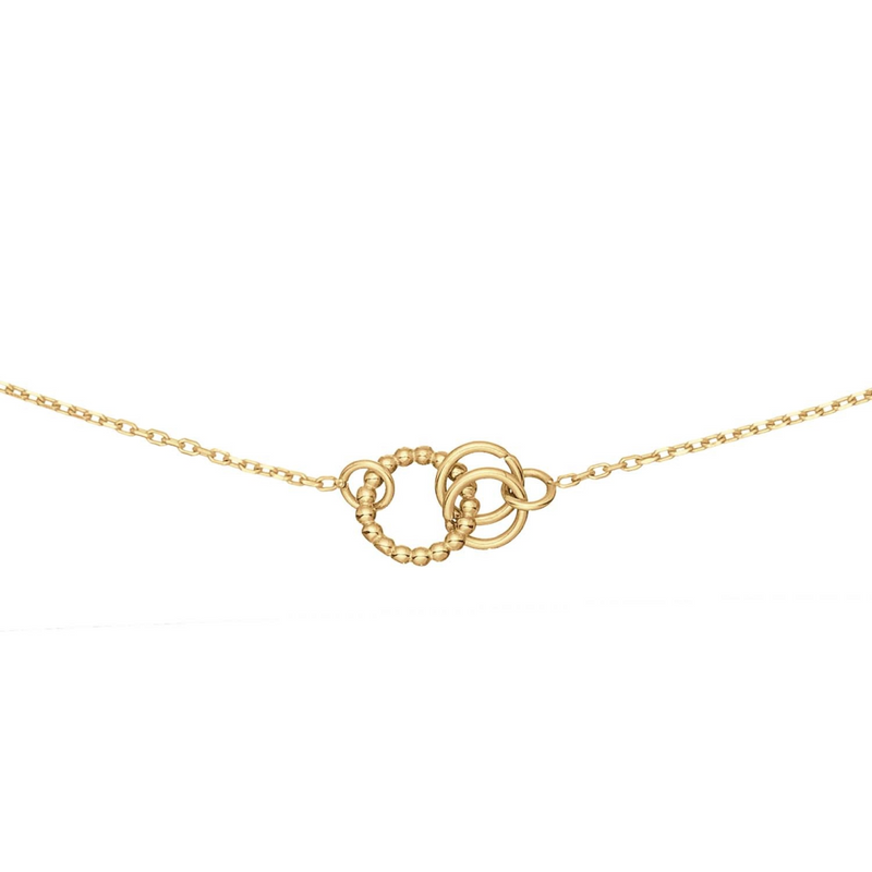 Jackie Gold | 14 karaat geelgouden collier Castella Nacklace