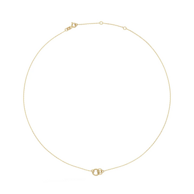 Jackie Gold | 14 karaat geelgouden collier Castella Nacklace