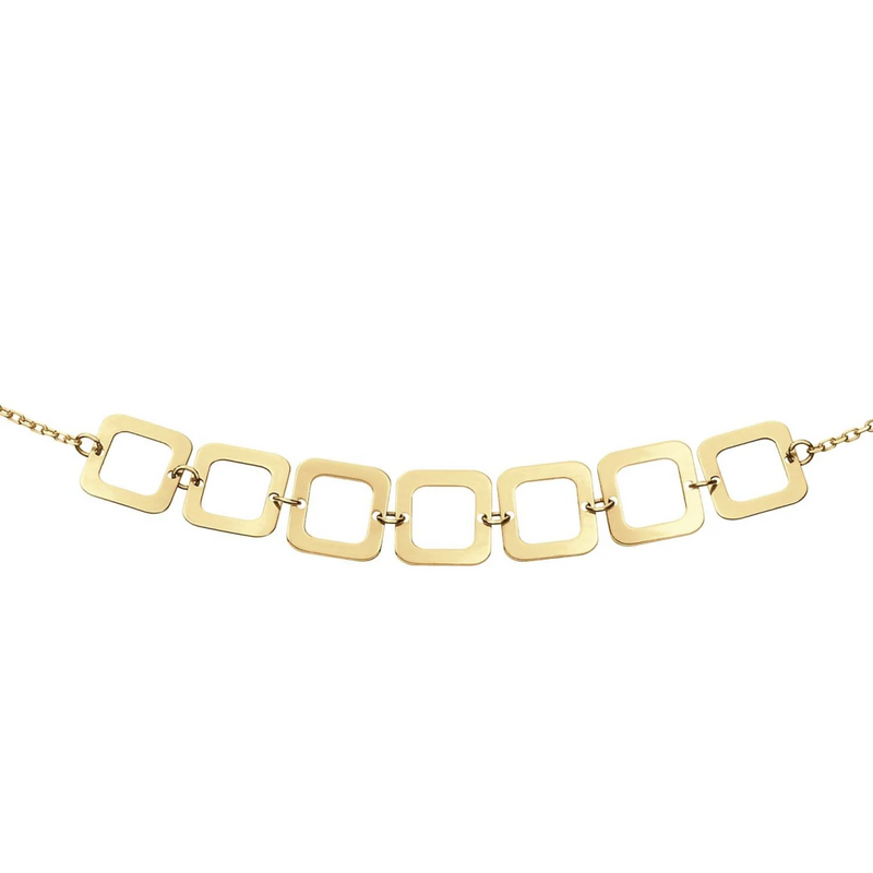 Jackie Gold | 14 karaat geelgouden collier Laguna Necklace