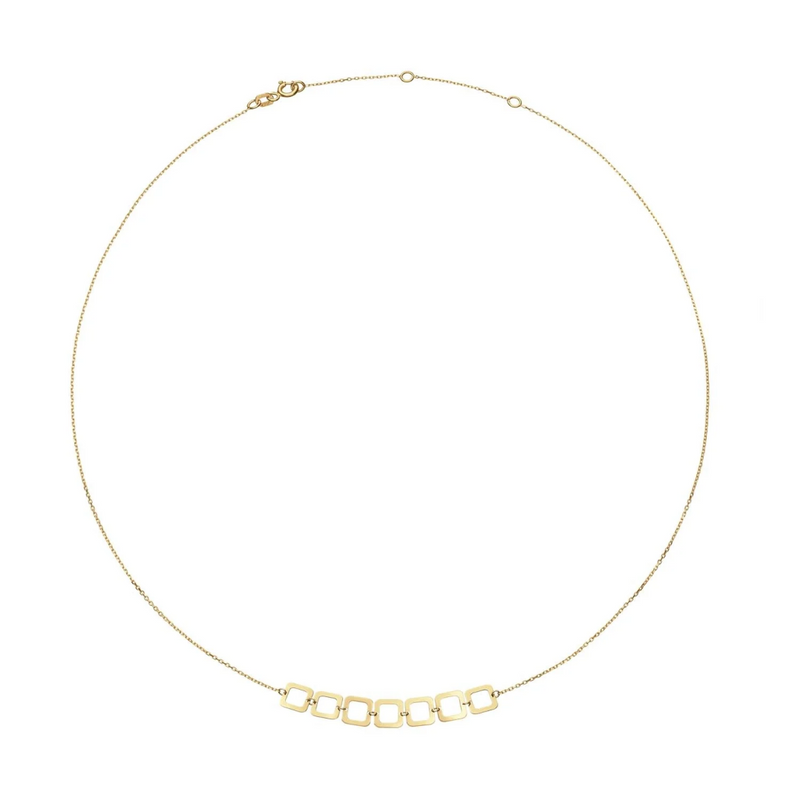 Jackie Gold | 14 karaat geelgouden collier Laguna Necklace