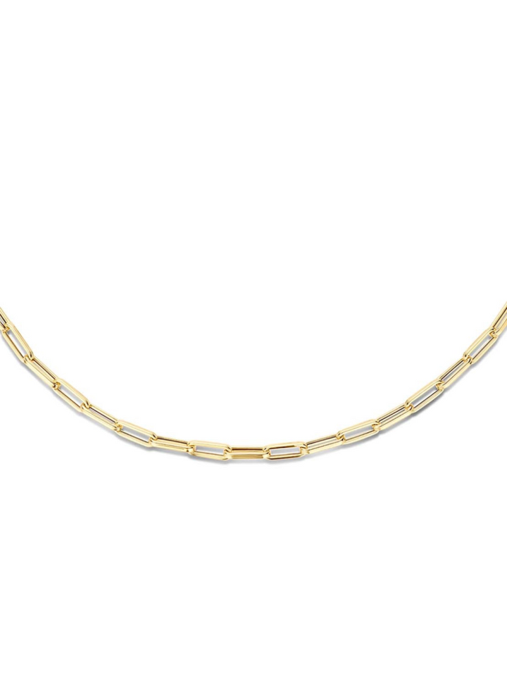Jackie Gold | 14 karaat geelgouden collier met schakels | Box link