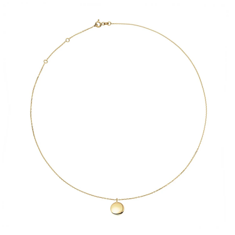 Jackie Gold | 14 karaat geelgouden collier Piazza Necklace