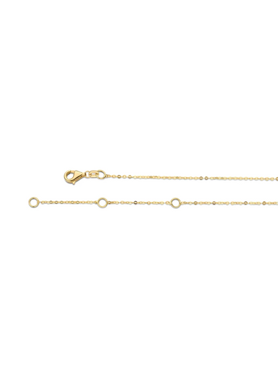 Jackie Gold | 14 karaat geelgouden collier | Swing Disc