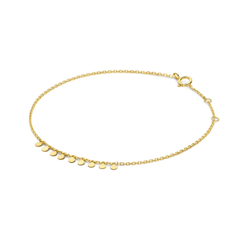 Jackie Gold | 14 karaat geelgouden London Eye Bracelet