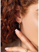 Jackie Gold | 14 karaat geelgouden oorstekers met bolletjes achter elkaar | Bubble Studs