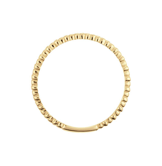 Jackie Gold | 14krts geelgouden ring Caviar