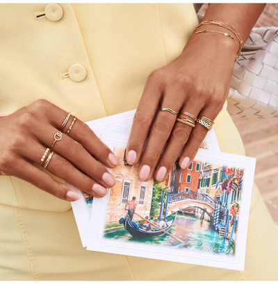 Jackie Gold | 14krts geelgouden ring San Marco
