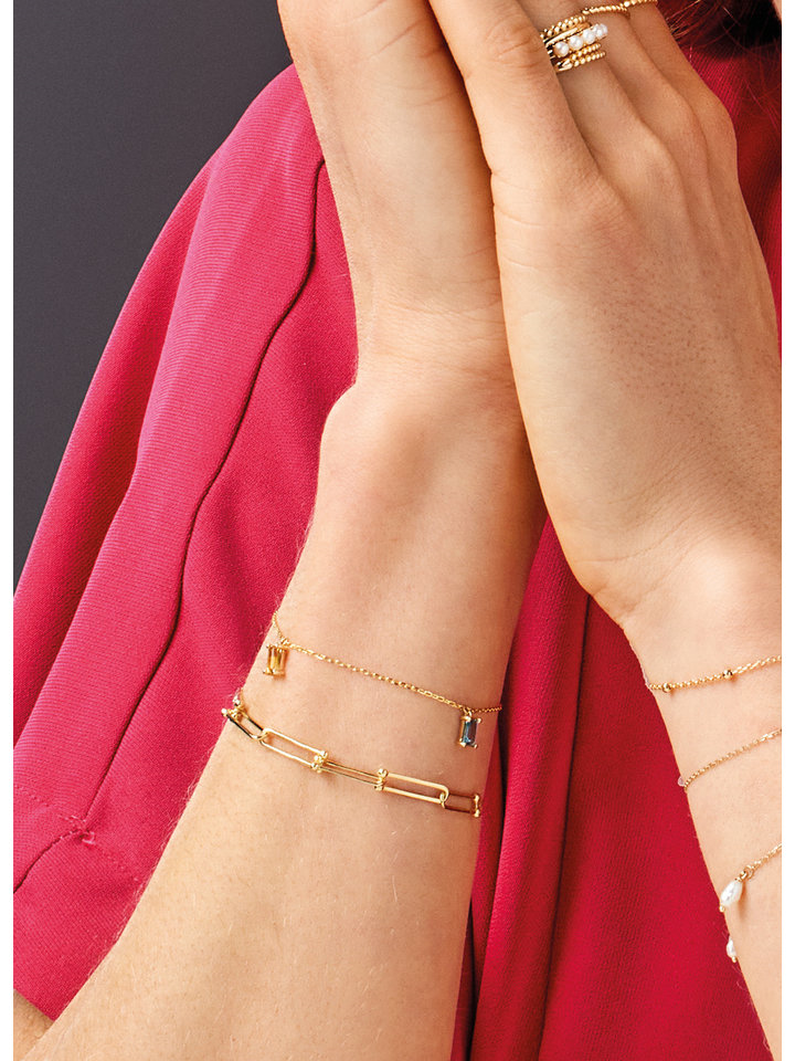 Jackie Gold | Capri Link Bracelet 585