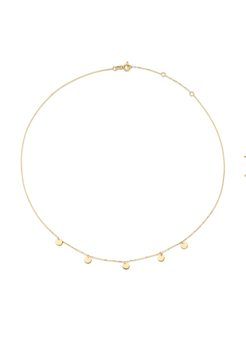 Jackie Gold | Discs Necklace 585