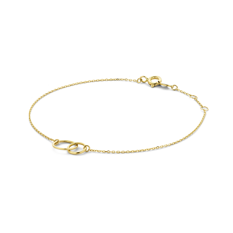 Jackie Gold | Double Circle Bracelet 585