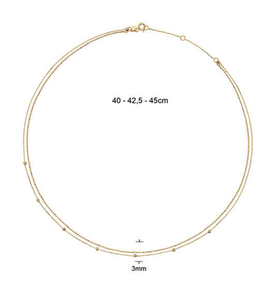 Jackie Gold | Marco Polo Necklace 14 karaat goud