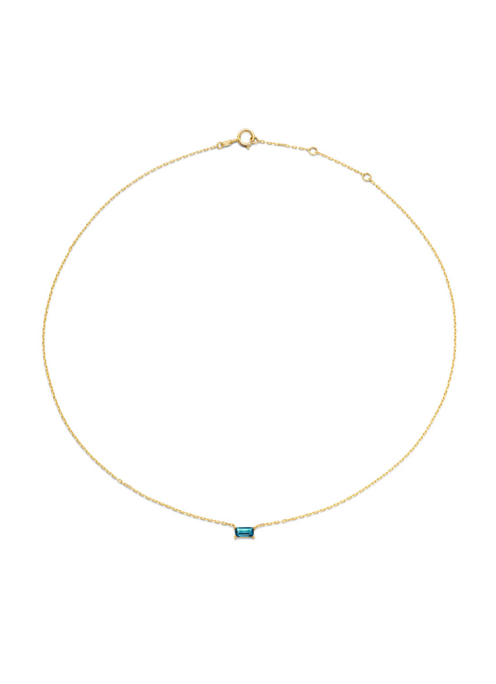 Jackie Gold | Medina Topaz Necklace 585